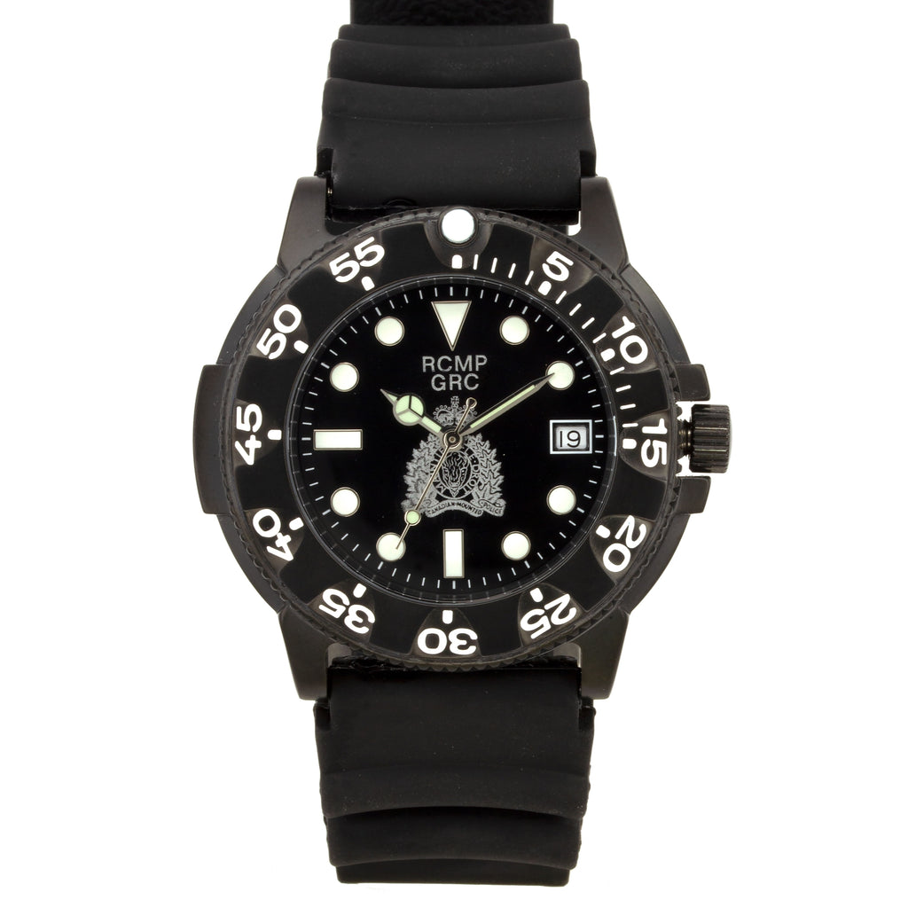 RCMP BLACK  3962-333RCMP WATCH