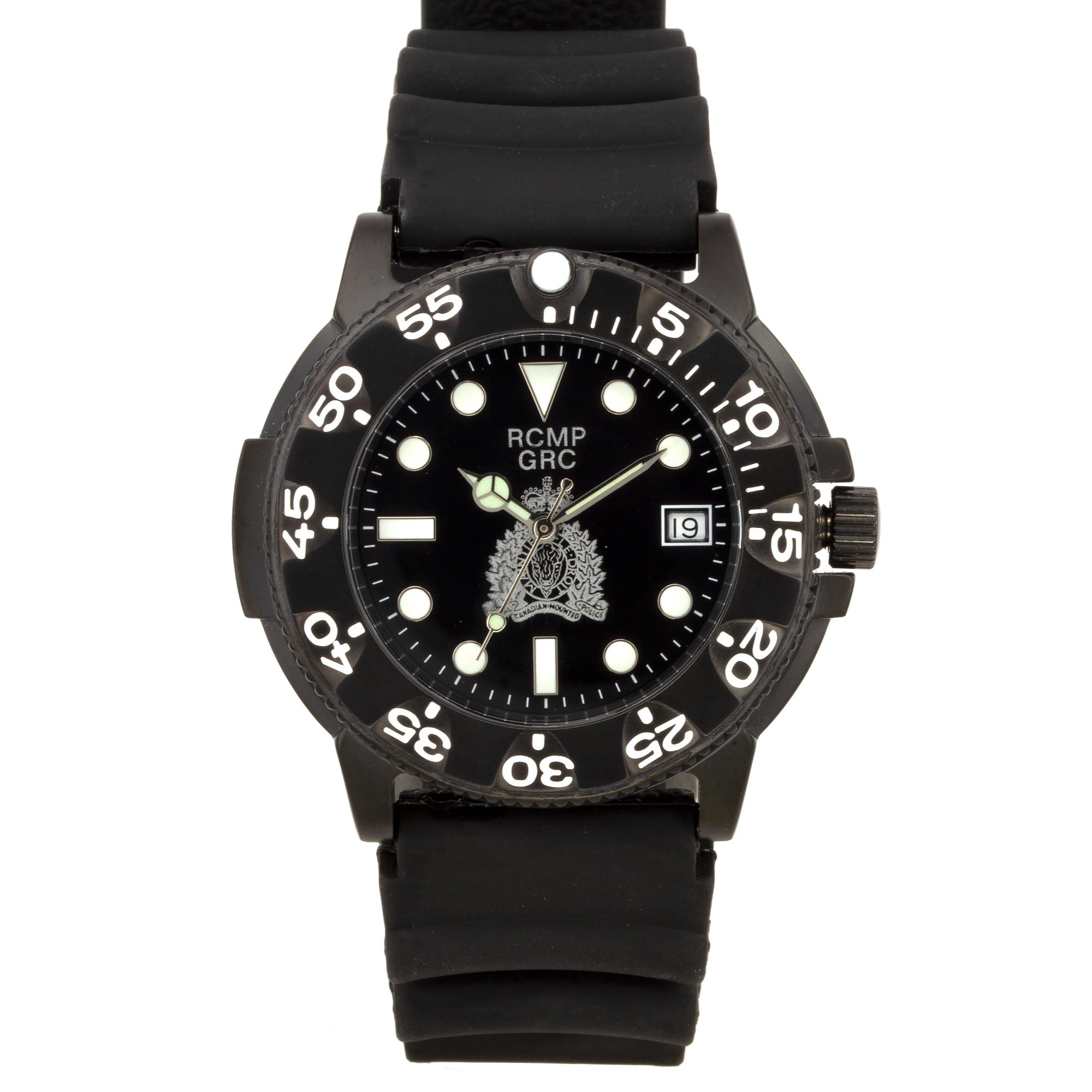 RCMP BLACK  3962-333RCMP WATCH